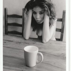 PHOTO argentique artistique NU féminin femme nue NOIR ET BLANC format 13X18 1980