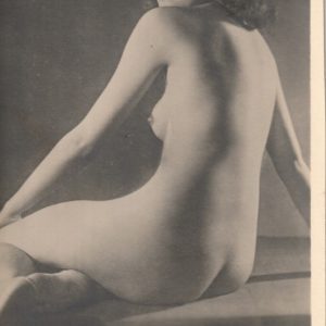 TIRAGE PHOTO	argentique 1950 60'	FEMME NUE NU ARTISTIQUE  8x14cm