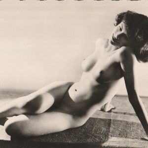 TIRAGE PHOTO ARGENTIQUE 1960 PINUP FEMME NUE NU ARTISTIQUE FORMAT 10X15cm