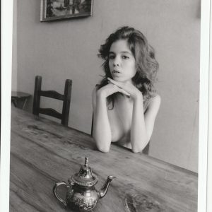 PHOTO argentique artistique NU féminin femme nue NOIR ET BLANC format 13X18 1980