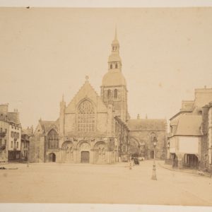 Photo Albumine	France	Dinan Saint Sauveur	14X20CM	1880