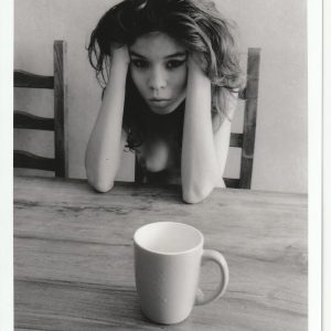 PHOTO argentique artistique NU féminin femme nue NOIR ET BLANC format 13X18 1980