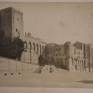 PHOTO Albumine	France	Avignon Palais des Papes	21X28cm	1880