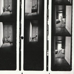 PHOTO argentique nu femme nue PLANCHE CONTACT NOIR ET BLANC  circa 1980