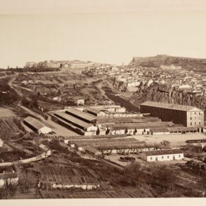 PHOTO Albumine	Algérie	Constantine vue général 15X30cm FORMAT PANORAMIQUE	1880