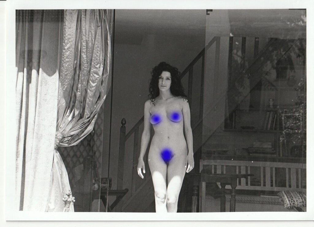 PHOTO argentique  NU NOIR ET BLANC format 13X18 circa 1980