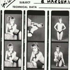 PHOTO argentique nu femme nue PLANCHE CONTACT NOIR ET BLANC  circa 1980