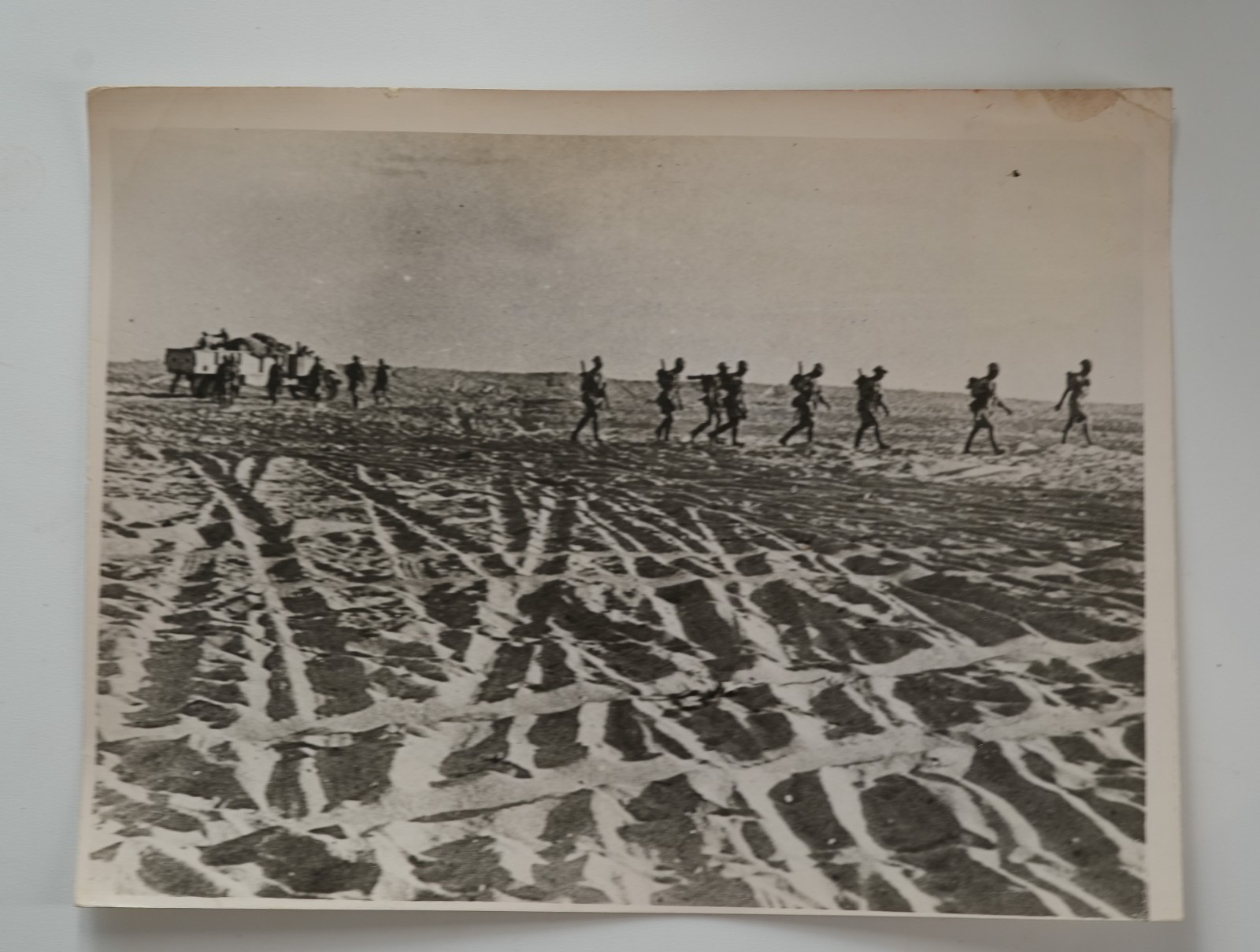 PHOTO Miltaire britanique desert 15x20cm 1940