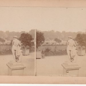 Photo albumine Stéréo FORMAT ATYPIQUE 11X17cm  1870 PARIS