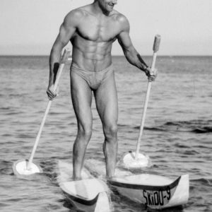 Tirage photo argentique NOIR ET BLANC HOMME NU 20X30cm SPORTIF