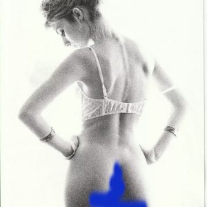 PHOTO argentique  NU NOIR ET BLANC format 13X18 circa 1980