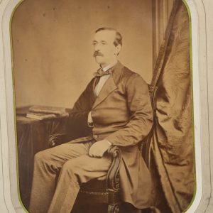 TIRAGE photo Albumine		Grand portrait d'homme à identifier	20X26cm	1880