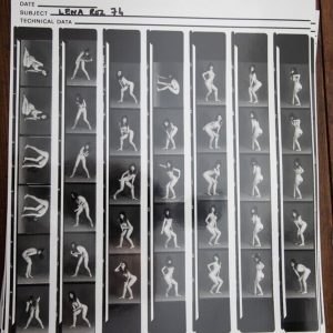 PHOTO argentique nu femme nue PLANCHE CONTACT NOIR ET BLANC  circa 1980