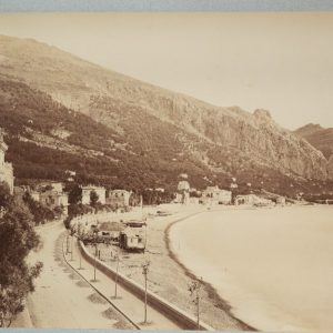 PHOTO Albumine	France	Menton Panorama	21X27cm	1880