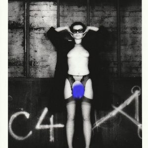 PHOTO argentique nu femme nue pinup NOIR ET BLANC format 13X18cm circa 1980