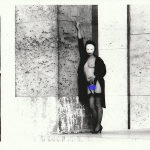 PHOTO argentique nu femme nue pinup NOIR ET BLANC format 13X18cm circa 1980