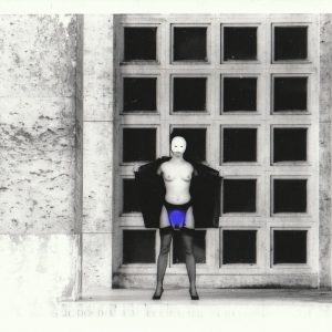 PHOTO argentique nu femme nue pinup NOIR ET BLANC format 13X18cm circa 1980