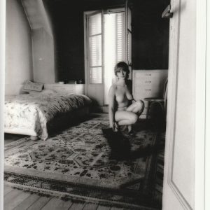 PHOTO argentique nu femme nue pinup NOIR ET BLANC format 13X18cm circa 1980