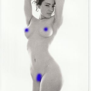 PHOTO argentique  NU NOIR ET BLANC format 13X18 circa 1980