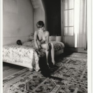 PHOTO argentique nu femme nue pinup NOIR ET BLANC format 13X18cm circa 1980