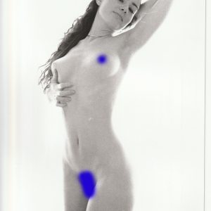 PHOTO argentique  NU NOIR ET BLANC format 13X18 circa 1980