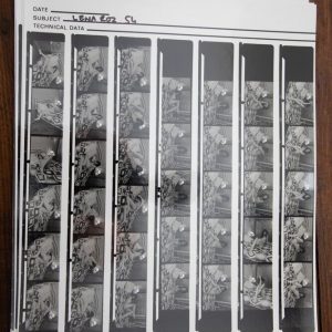 PHOTO argentique nu femme nue PLANCHE CONTACT NOIR ET BLANC  circa 1980