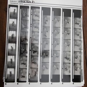 PHOTO argentique nu femme nue PLANCHE CONTACT NOIR ET BLANC  circa 1980