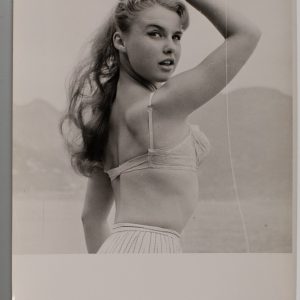 TIRAGE PHOTO Pinup femme nue Plage 1960	Lingerie 13X18cm