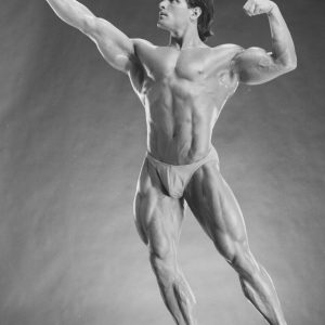 Tirage photo argentique NOIR ET BLANC HOMME NU BODYBULDER 20X30cm