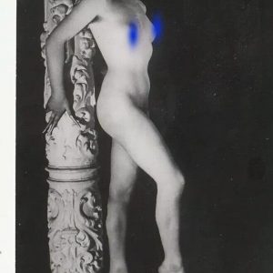 TIRAGE PHOTO ARGENTIQUE 1960-70 FEMME NUE AMATEUR NU SNAP SHOT