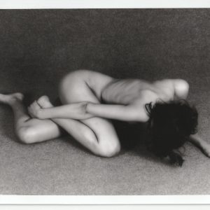 PHOTO argentique nu femme nue pinup NOIR ET BLANC format 13X18cm circa 1980