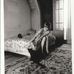 PHOTO argentique nu femme nue pinup NOIR ET BLANC format 13X18cm circa 1980