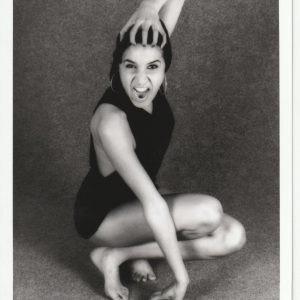 PHOTO argentique femme sexy pinup NOIR ET BLANC format 13X18 circa 1980