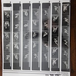 PHOTO argentique nu femme nue PLANCHE CONTACT NOIR ET BLANC  circa 1980