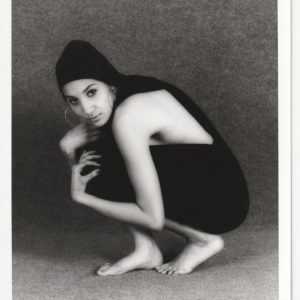 PHOTO argentique femme sexy pinup NOIR ET BLANC format 13X18 circa 1980