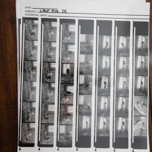 PHOTO argentique nu femme nue PLANCHE CONTACT NOIR ET BLANC  circa 1980