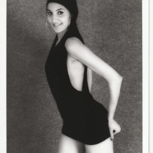 PHOTO argentique femme sexy pinup NOIR ET BLANC format 13X18 circa 1980