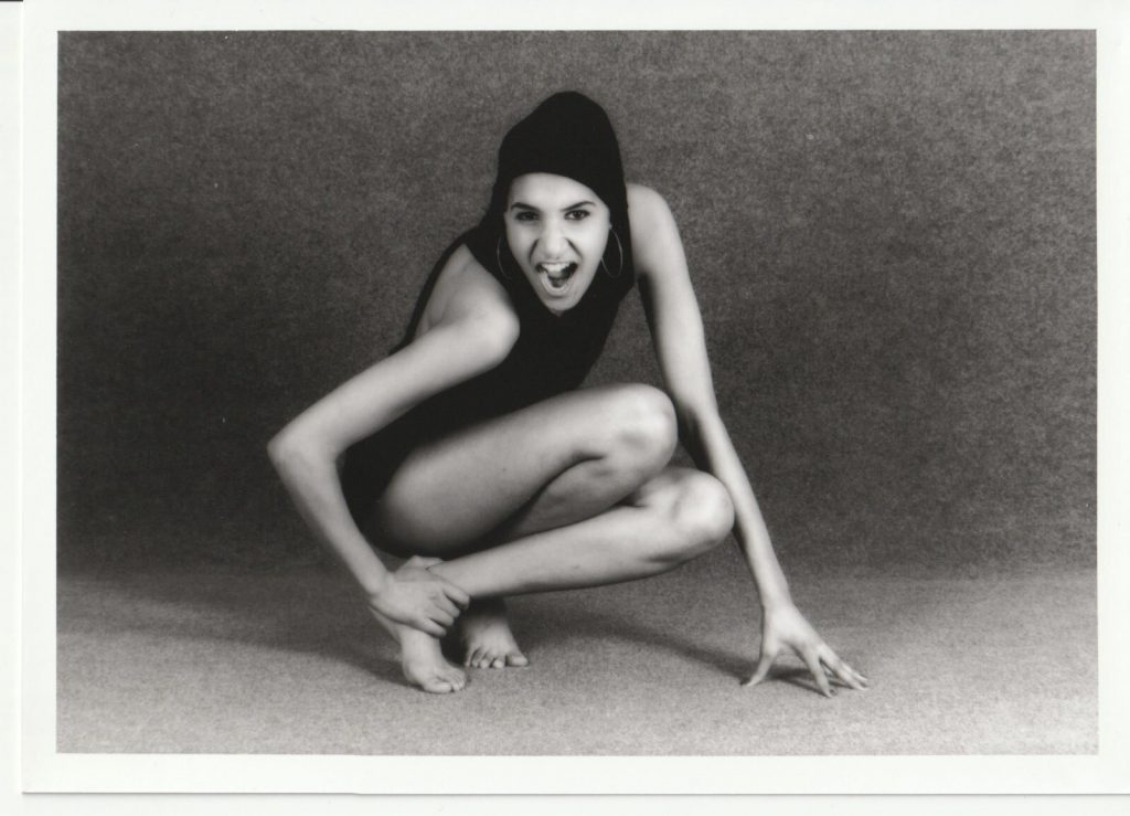 PHOTO argentique femme sexy pinup NOIR ET BLANC format 13X18 circa 1980