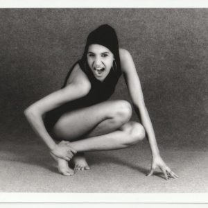 PHOTO argentique  femme sexy pinup NOIR ET BLANC format 13X18 circa 1980