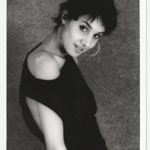 PHOTO argentique  femme sexy pinup NOIR ET BLANC format 13X18 circa 1980