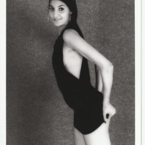 PHOTO argentique  femme sexy pinup NOIR ET BLANC format 13X18 circa 1980