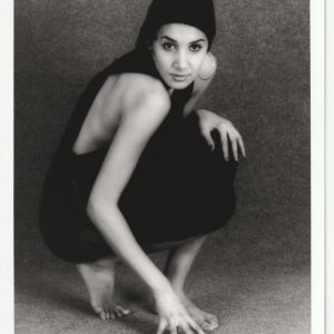 PHOTO argentique  femme sexy pinup NOIR ET BLANC format 13X18 circa 1980