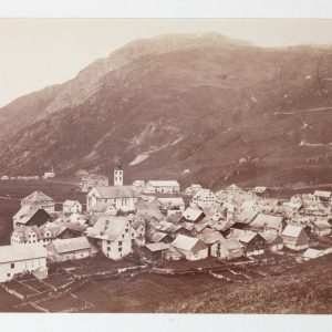 photo albumine suisse 10x15cm montagne Andermatt Bon état 1880