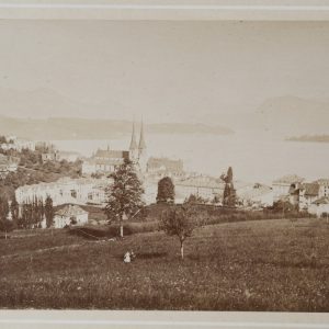 TIRAGE photo Albumine	Suisse	Lausanne	13,5X22,5CM	1870