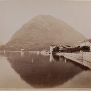 TIRAGE PHOTO ALBUMINE 1880, NESSI COMO SUISSE MONTE SAN SALVATORE LUGANO 21X26cm