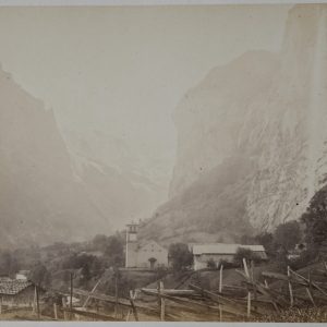 TIRAGE PHOTO	Albumine	Suisse	Cascade de Staubbach	13X22,5	1870