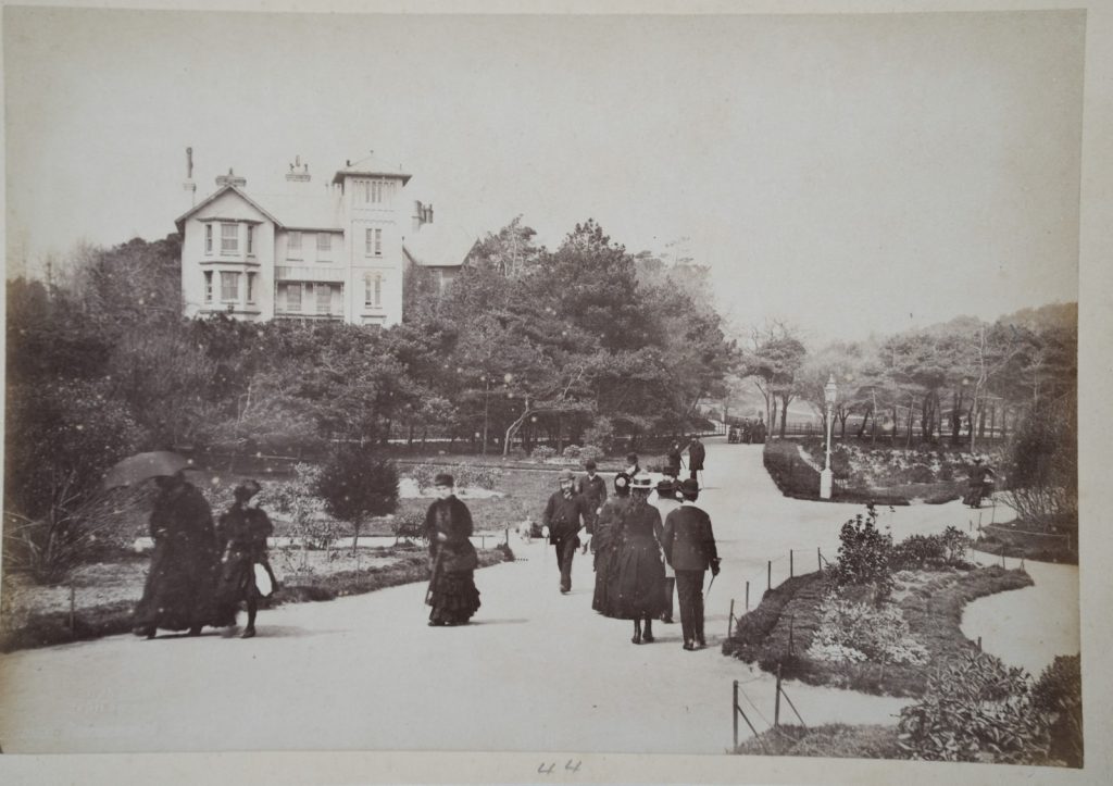 Photo Albumine Angleterre Panorama de Bournemouth 14,5X22cm 1880