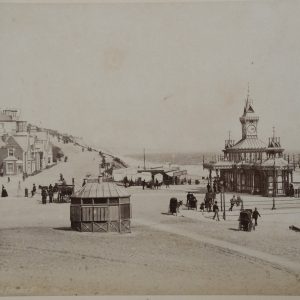 Photo Albumine	Angleterre	Panorama de Bournemouth 	14,5X22cm	1880