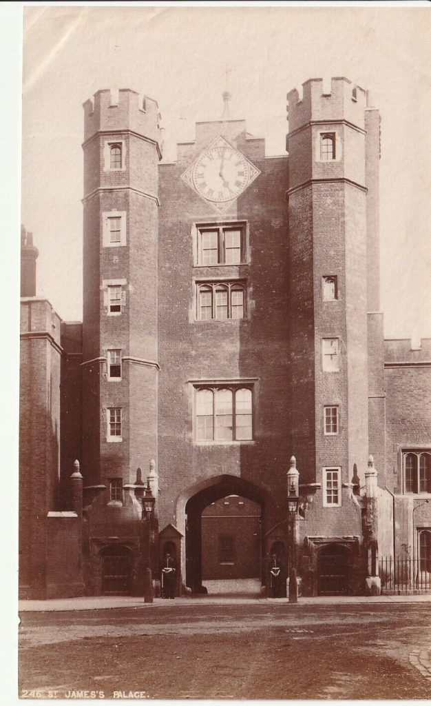TIRAGE PHOTO	ALBUMINE 1880 ANGLETERRE LONDRES 11X17CM ST JAMES PALACE