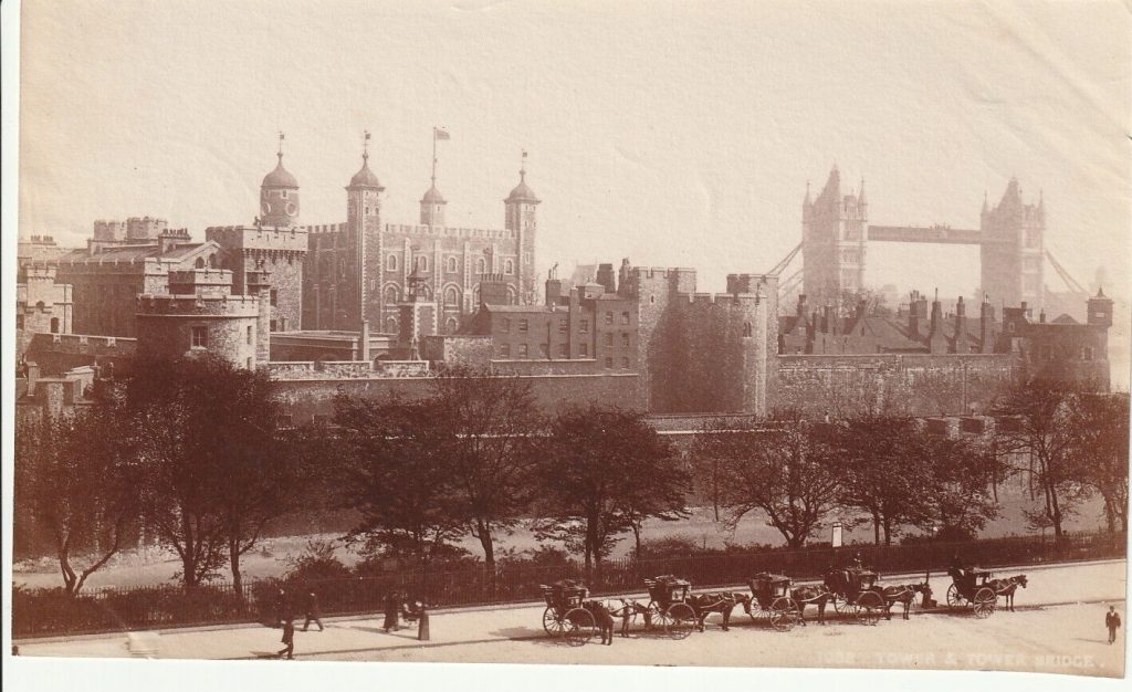 TIRAGE PHOTO	ALBUMINE 1880 ANGLETERRE LONDRES 11X17CM TOWER BRIDGE